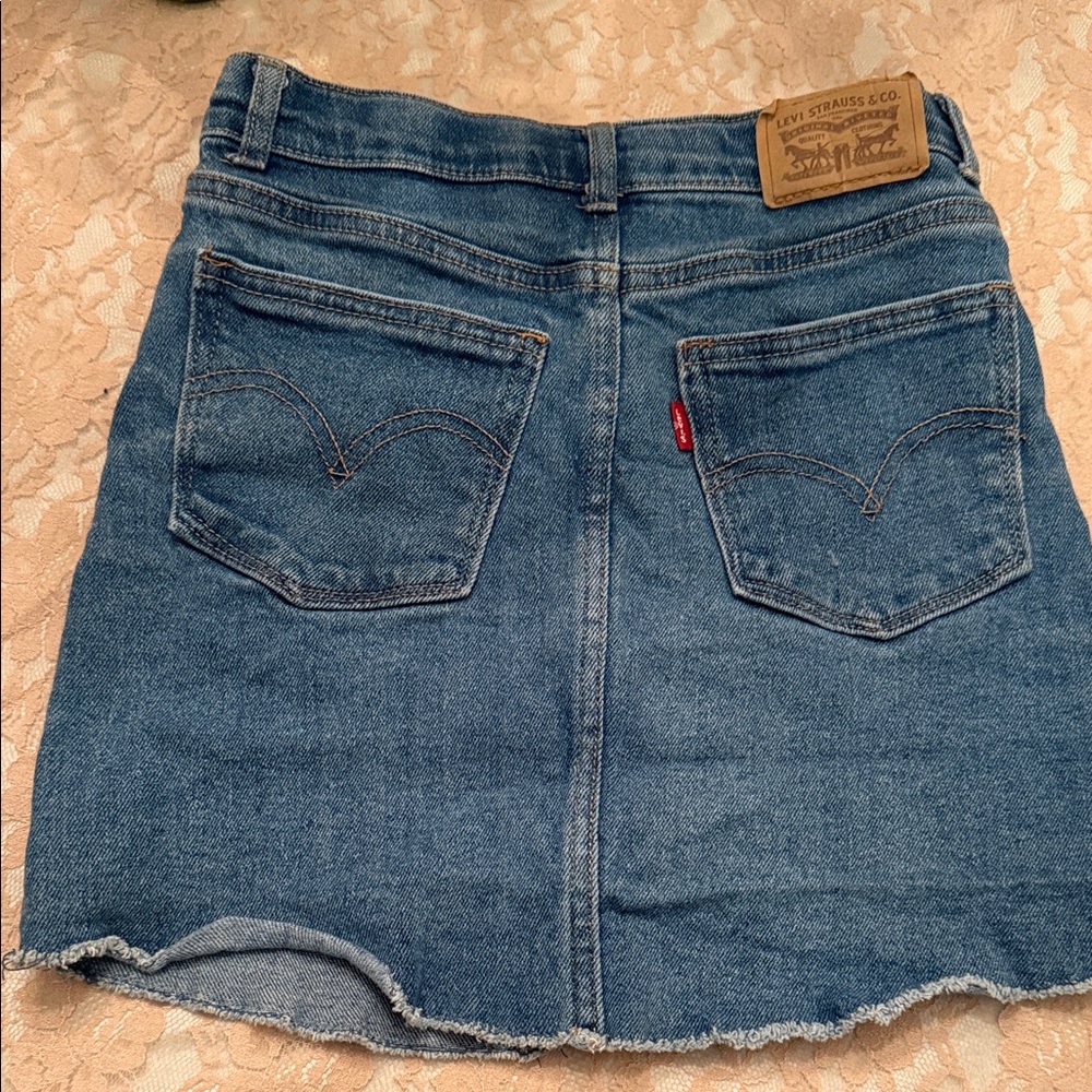 Levi's Classic Blue Mini Skirt